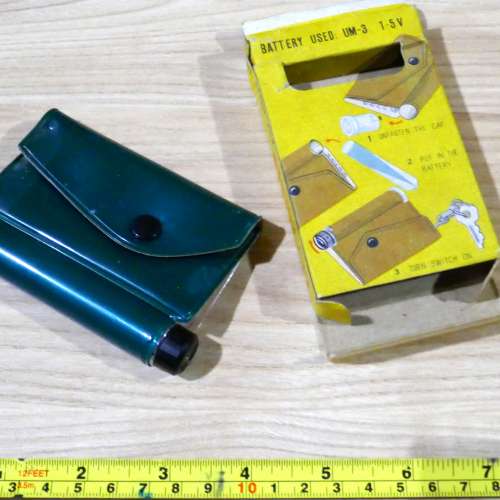 幾拾年前物品清貨...古董電筒匙包1件