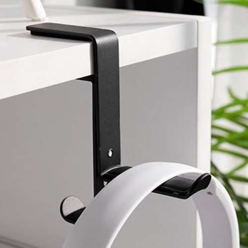 Headphones Hanging Hook Stand WHITE NEW 全新耳機架掛位 兩個掛位 白