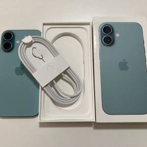 全新 iPhone 16 256gb eSim+實體sim 全原裝 日/歐/英/澳版 一年蘋果保養 what app ...