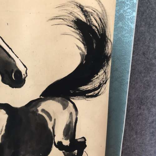 徐悲鴻駿馬圖‧祝壽文案