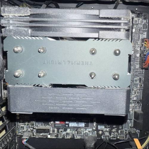 b560m pro+i5 10500+利民塔散