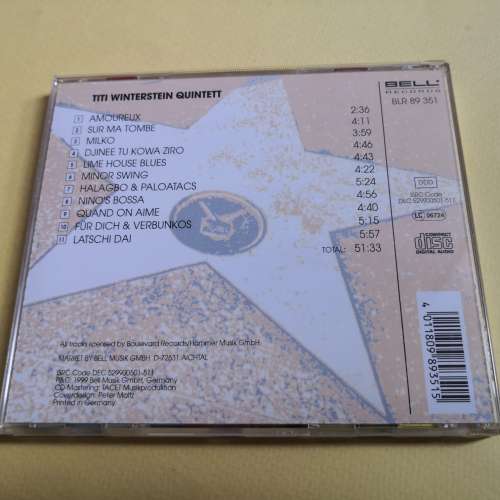 TITI WINTERSTEIN QUINTETT 德版