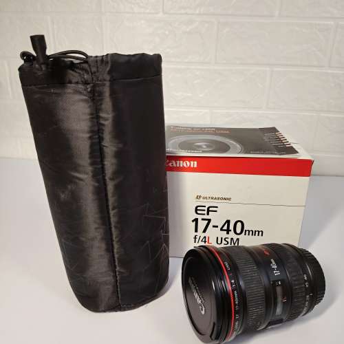佳能EF 17-40mm f/4L USM超廣角變焦鏡頭 少用 盒裝送鏡頭套