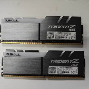 G。Skill Trident Z RGB 3200C16 16GB X2. 共32GB