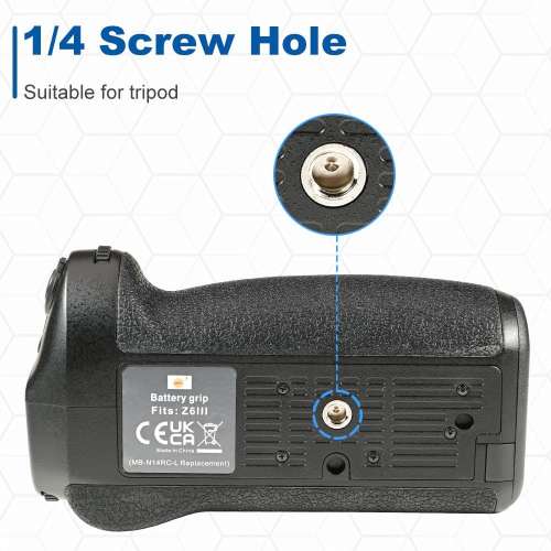 DSTE MB-N14 Replacement  Vertical Battery Grip Set For Nikon  Z6 iii  代用電池...