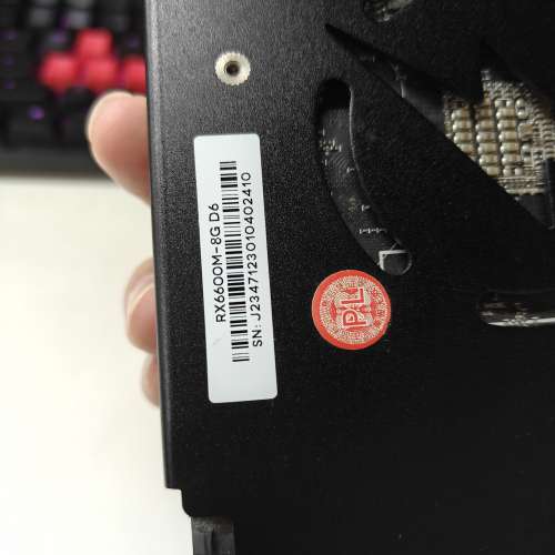 JIESHUO RX 6600M 8GB