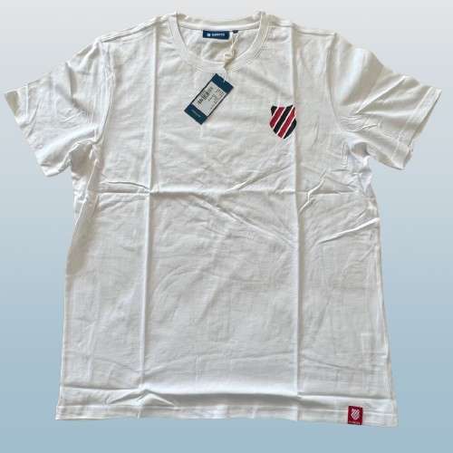 全新【K•SWISS】White T-shirt (NEW)