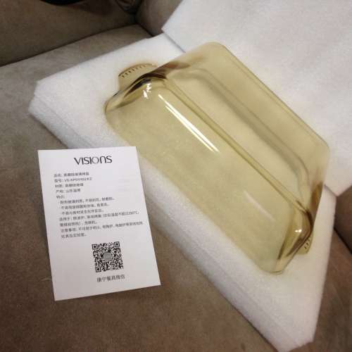 🥘 VISIONS Glass Ceramic Pot 2L 26x22x6.8cm NEW 全新 康寧 双耳玻璃烤盘 高硼硅...