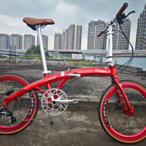 特價 2025 新款 FNHON PD2018 TIAGRA 10速 油剎 20吋 451 平焊鋁合金車架折叠車 送...