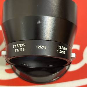 Leica Leitz hood 12575 IUFOO  全黑 hood for M90/2.8 , 4.0 & M135/4.0, 4.5
