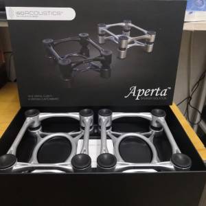 Iso Acoustics Aperta鋁製桌上型喇叭腳架1對(整體靓仔,全套有盒)