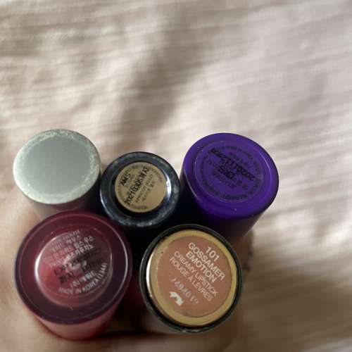 名牌唇膏唇彩5支