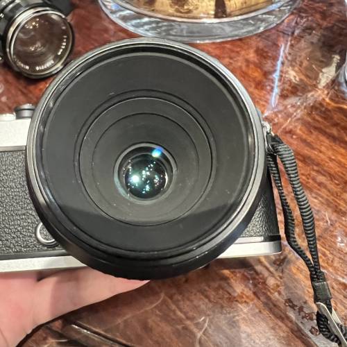 日本nikon fe老菲林相機連 微距神鏡micro-nikkor 55mm鏡