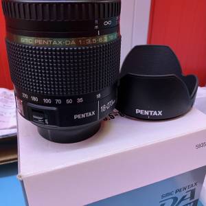 Pentax smc DA 18-270mm lens 鏡片有漬