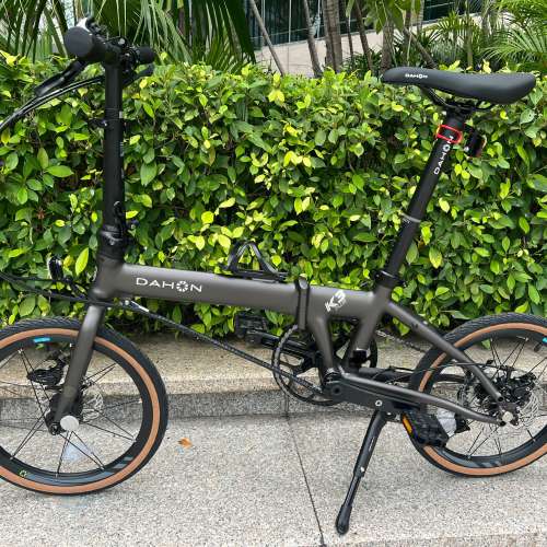 (車架平焊版 內摺頭柱) DAHON K3 PLUS MINI 9速 16吋349 碟剎 鋁合金 折叠車 送水架...