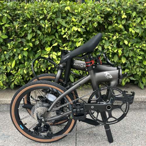 (車架平焊版 內摺頭柱) DAHON K3 PLUS MINI 9速 16吋349 碟剎 鋁合金 折叠車 送水架...