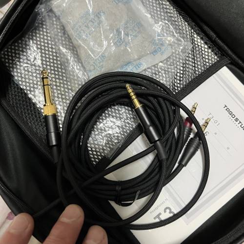 TAGO T3-01 頭戴式耳機跟原廠4.4升級線