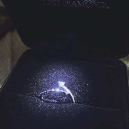 Mabelle The Leo Diamond Report  一粒0.08加十三粒0.04 (F)SI1 鑽戒💍