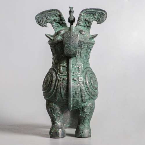 商代婦好鴞尊青銅器