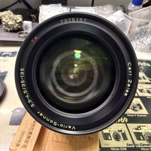 95% New Contax Vario-Sonnar T* 35-135mm MMJ Zoom Lens with box $4580. Only