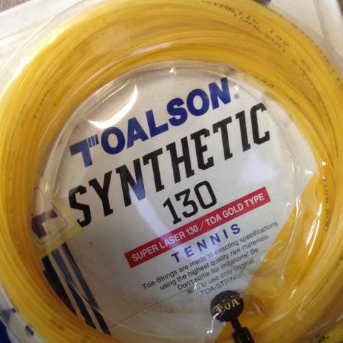 🎾 TOALSON Synthetic 130 SPEED Tennis String 1.33mm 13.5m JAPAN NEW 全新 網球...