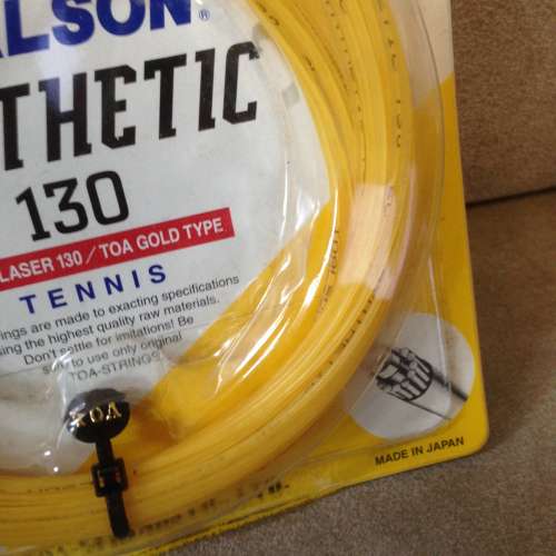 🎾 TOALSON Synthetic 130 SPEED Tennis String 1.33mm 13.5m JAPAN NEW 全新 網球...