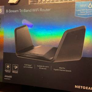 Netgear Nighthawk AX8 三頻 WiFi 6 路由器 RAX70 九成新