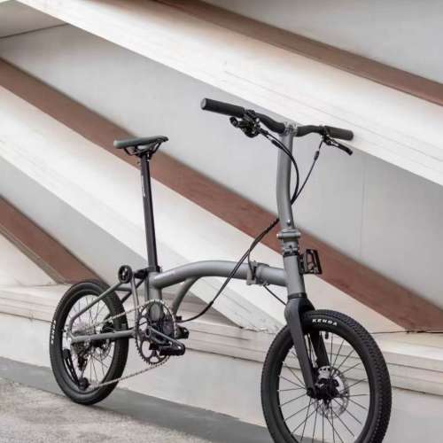 (全新碟剎版超輕鋁布) 2025 ACEOFFIX ​ D10 10速油剎18吋鋁合金折叠車 送前後蛙燈叮...