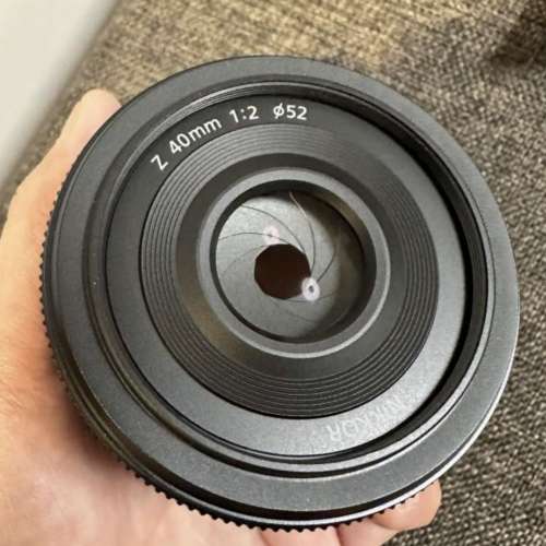 二手 99%新 Nikon NIKKOR Z 40MM F/2 一套 (行貨過保，有單有盒)