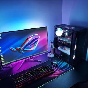 第 10代 Intel® Core™ i7處理器 台式水冷電競RGB 電腦主機，高配16G 記憶體，4G獨...