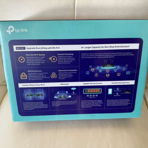 TP-Link AX1800 雙頻 Wi-Fi 6 路由器 (全新未開封)