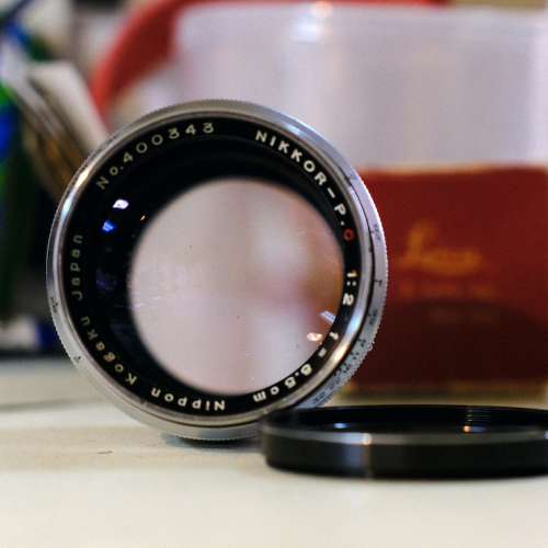 [Red C] NIKKOR - P.C 8.5cm f2 85mm LTM Leica M39 mount Nippon Kogaku Japan