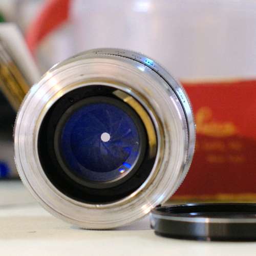 [Red C] NIKKOR - P.C 8.5cm f2 85mm LTM Leica M39 mount Nippon Kogaku Japan