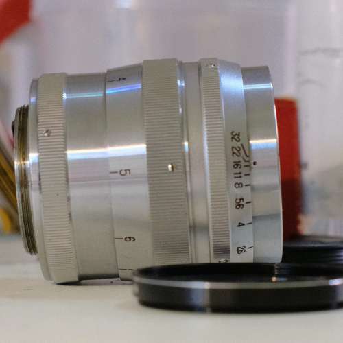 [Red C] NIKKOR - P.C 8.5cm f2 85mm LTM Leica M39 mount Nippon Kogaku Japan