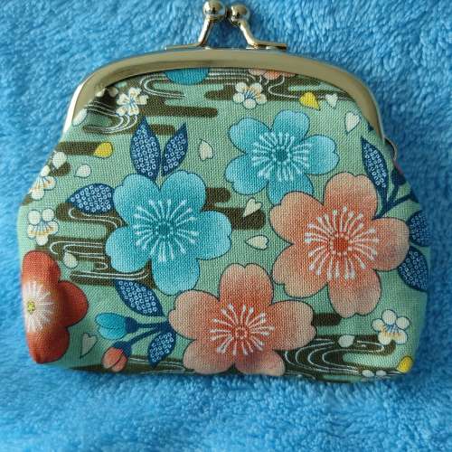 花紋圖案布料零錢包