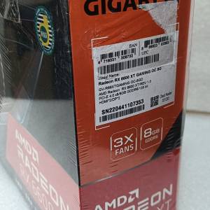 全新 Gigabyte RX 6600 XT GAMING OC 8G
