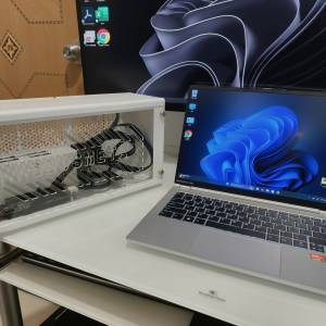 玄派，星耀14 r7 7840hs 780m 32gb+512 2.8kmon(有oculink 接合連埋oculink 顯卡塢...