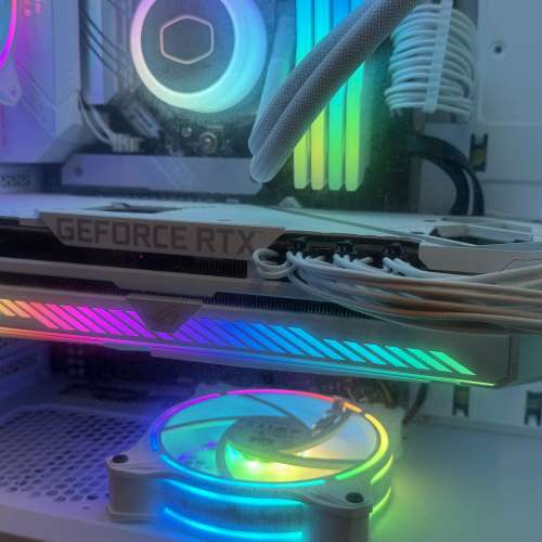 ASUS ROG RTX 3080 White Gaming PC 砌機打機電腦