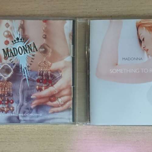 Madonna麥當娜Like a Prayer / Something to Remember兩日版CD
