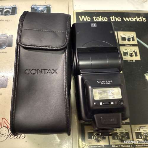 95% New Contax TLA360 Flash with case $680. Only