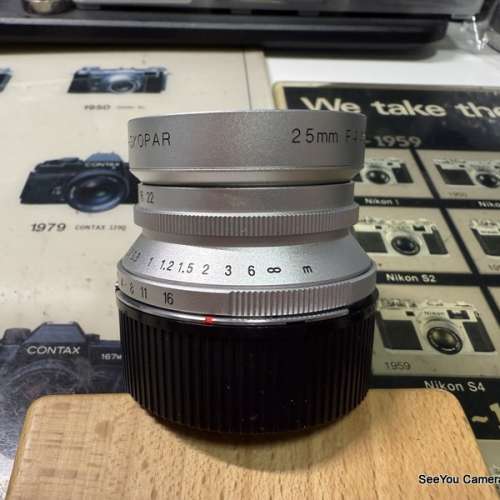 98-99% New Voigtlander 25mm f/4 LTM Lens $2080. Only
