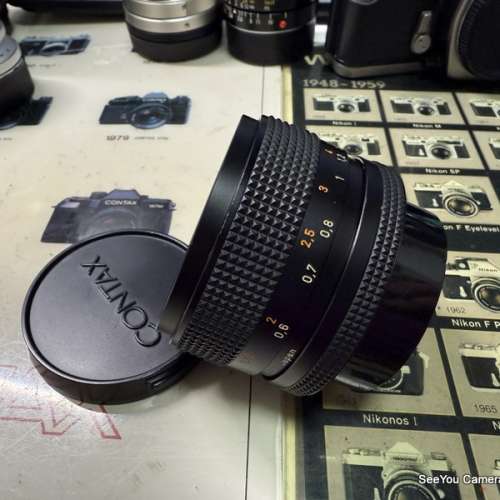 90% New Contax 50mm f/1.4 AEJ Lens 58字頭 First Batch $2580. Only