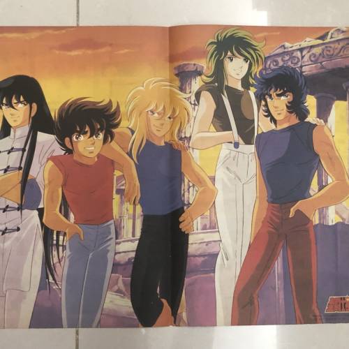 聖鬥士星矢 海報 漫畫 漫画周刊 Saiya Saint poster comic Familh comics