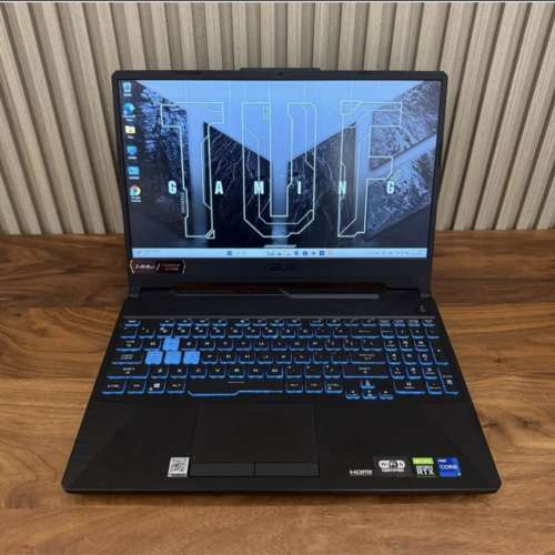 ASUS TUF F15 < RTX3050 * i7 * 16G ram &times; 512G Ssd〉15.6吋144Hz發光鍵盤！9成新