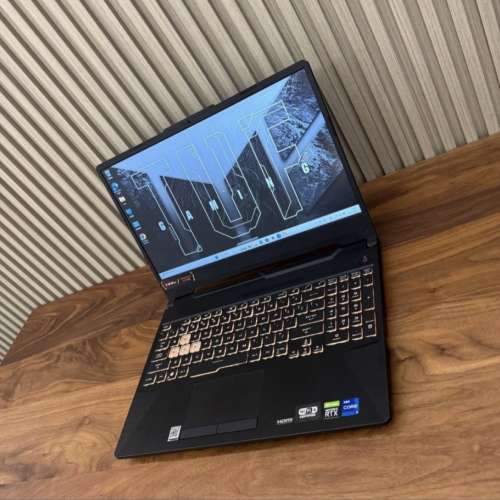 ASUS TUF F15 < RTX3050 * i7 * 16G ram &times; 512G Ssd〉15.6吋144Hz發光鍵盤！9成新