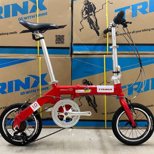 《免費送貨》TRINX WarWolf 1.0 - 7速 V剎 14吋 鋁合金 摺車