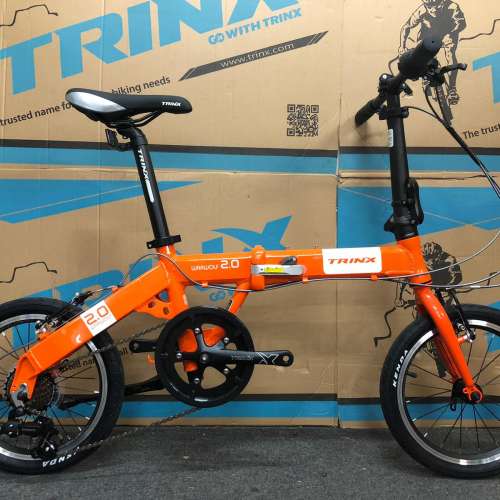 《免費送貨》TRINX WarWolf 2.0 - 7速 V剎 16吋 鋁合金 摺車