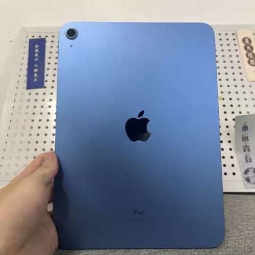 iPad 10 256G 插咭版 ，贈送玻璃鋼化貼及保護套