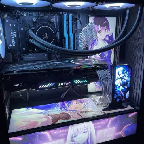 第 7代 Intel® Core™ i7 7700處理器 台式電競RGB 電腦主機，高配16G 記憶體，4G獨...