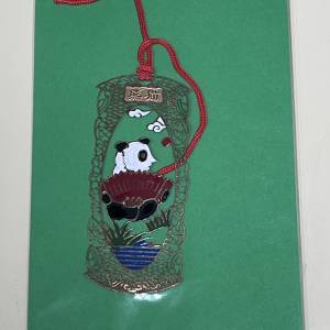 熊貓 金屬 書簽 Panda metal bookmark
